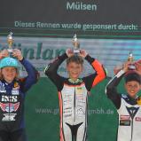 Anina Urlaß, Fynn Kratochwil, Thias Wenzel, ADAC Mini-Bike Cup, Mülsen
